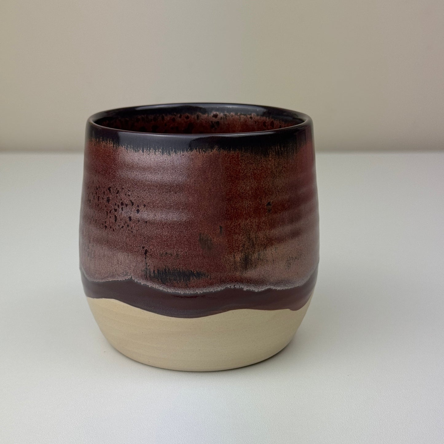 Glittering fire and Brimstone Stemless Wine Glass