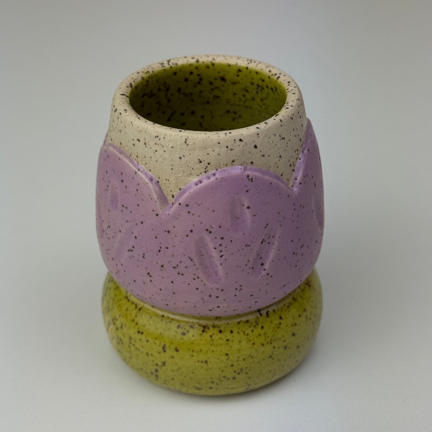 Speckled Purple Bloom Matcha Set