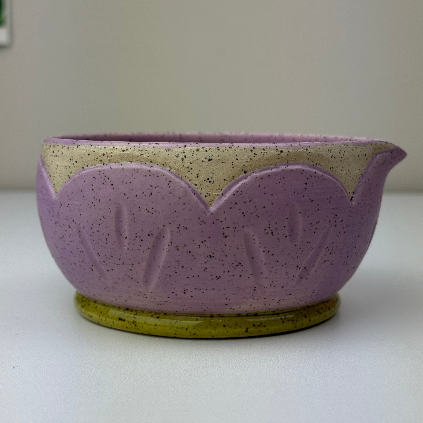 Speckled Purple Bloom Matcha Set