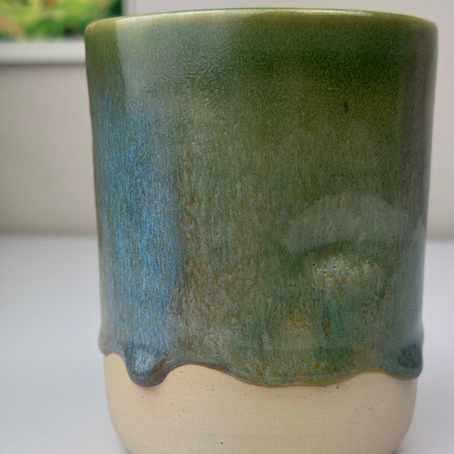 Green and Blue Cup