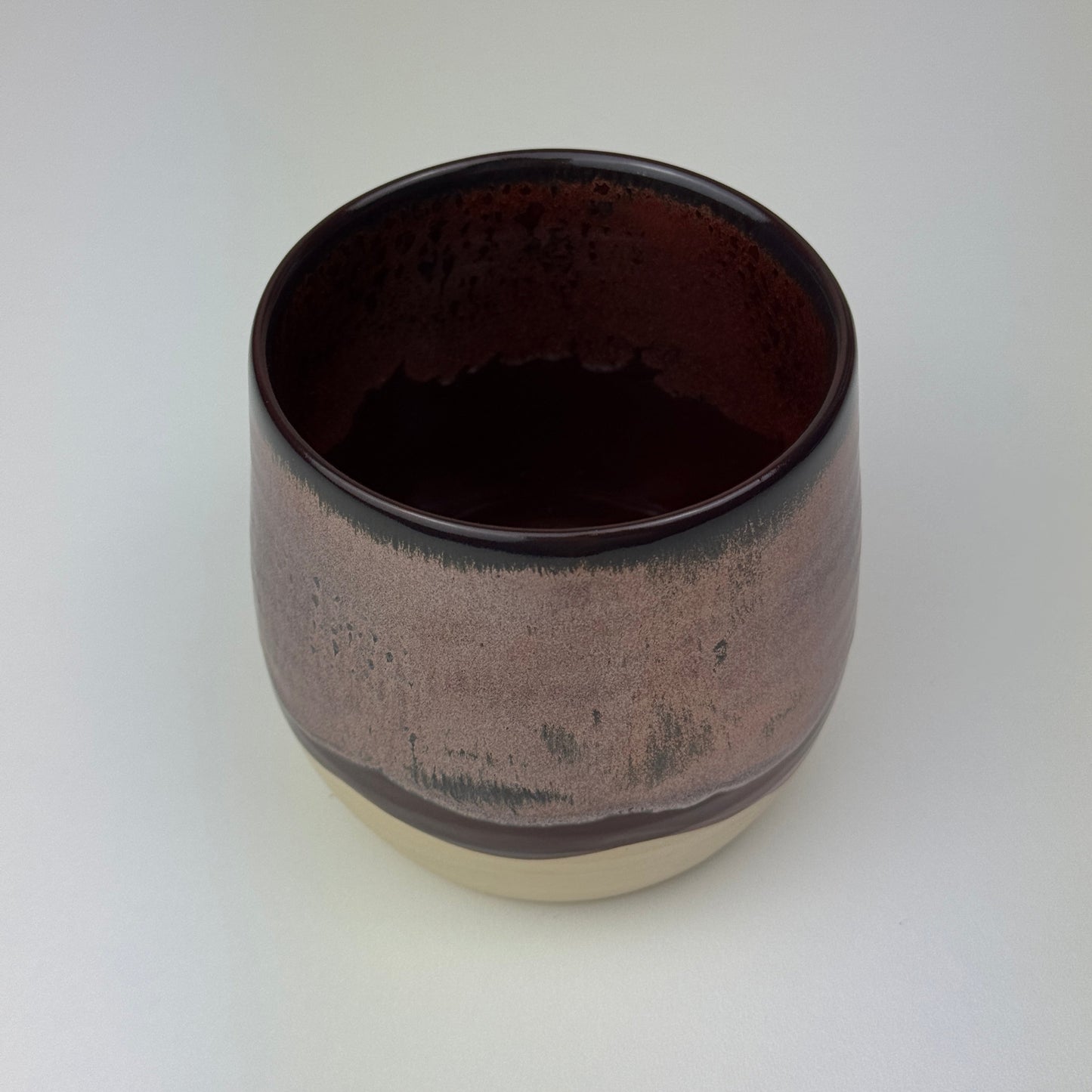 Glittering fire and Brimstone Stemless Wine Glass