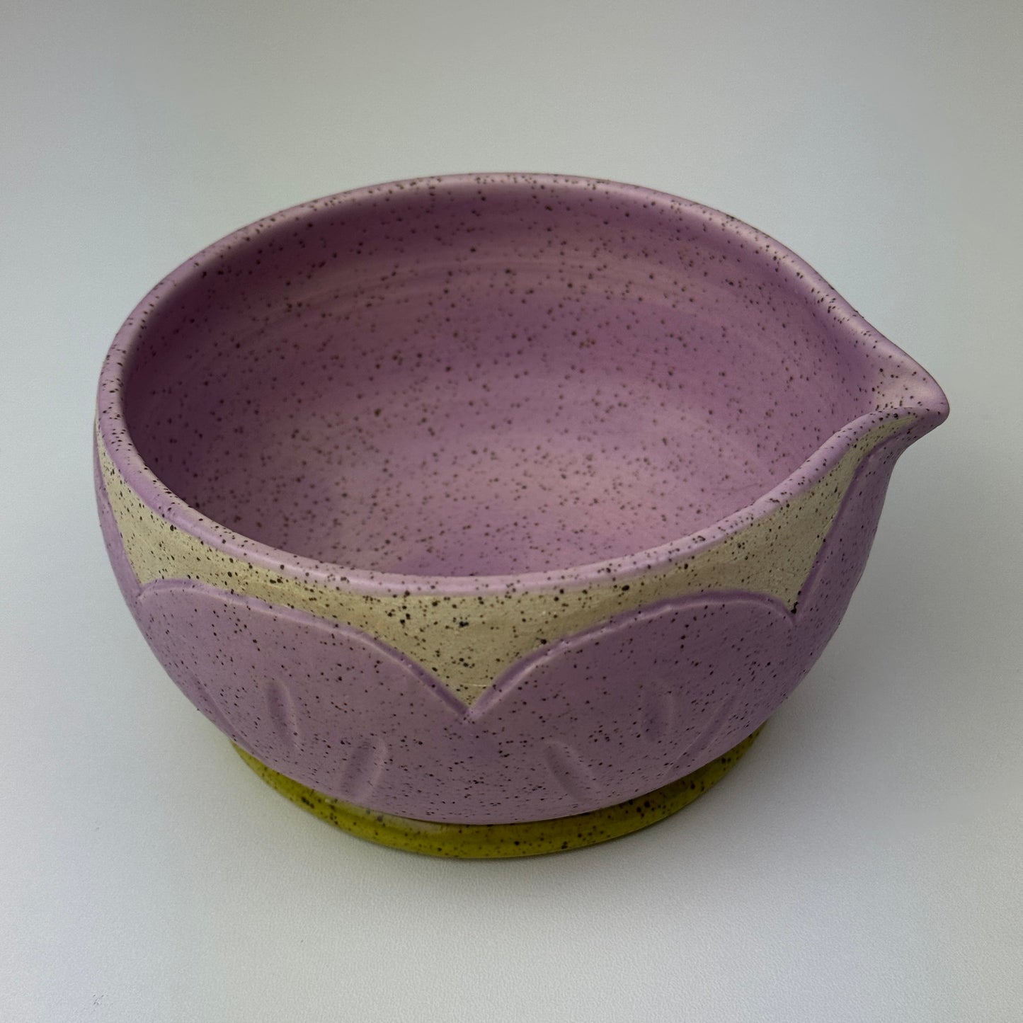 Speckled Purple Bloom Matcha Set
