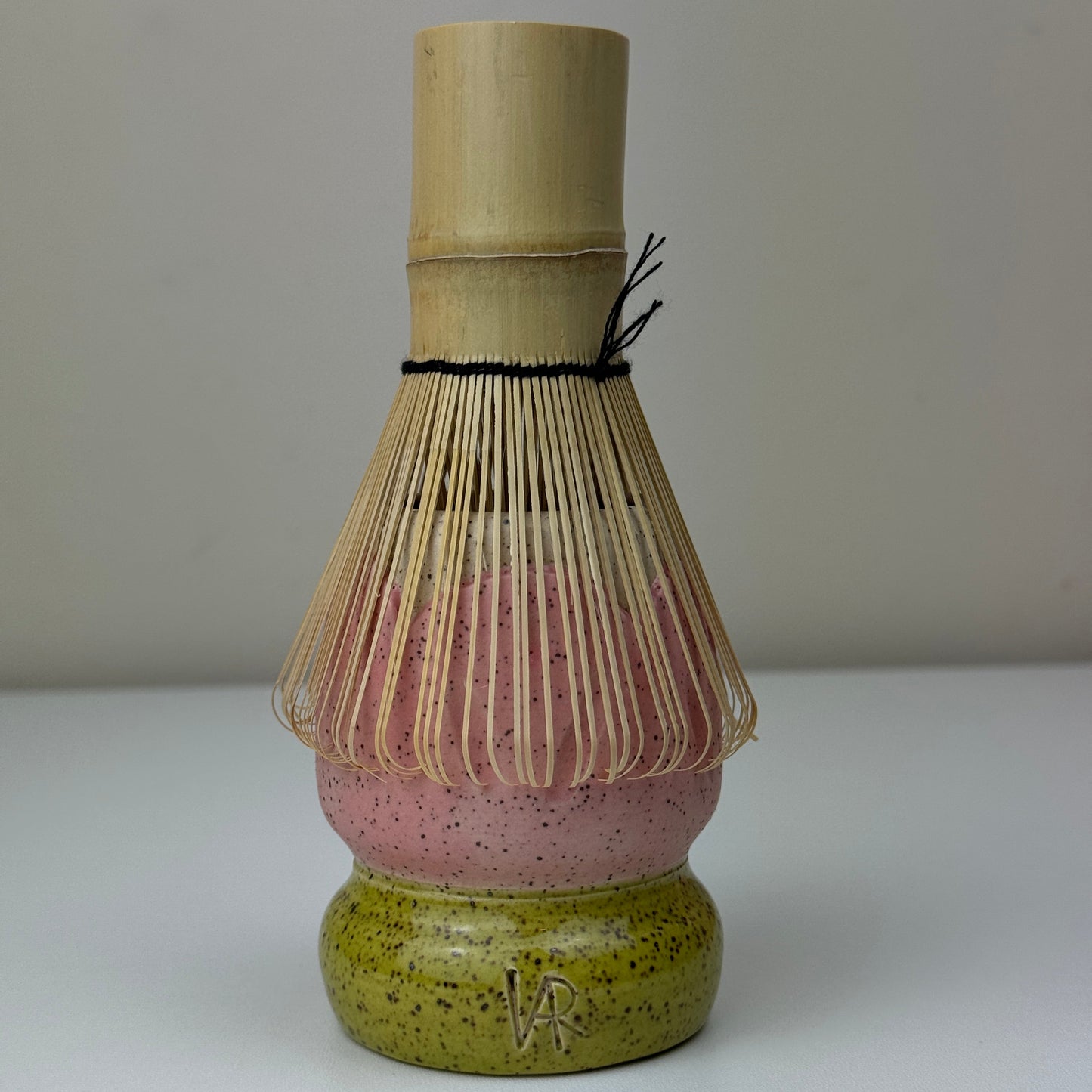Speckled Pink Bloom Matcha Set