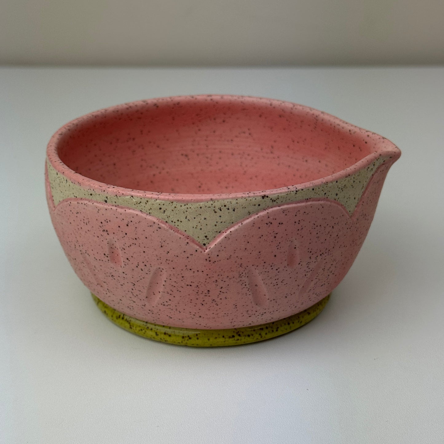 Speckled Pink Bloom Matcha Set